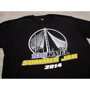 106 KMEL Summer Jam 2014 VTG concert t-shirt men's sz M kendrick lamar yg t-pain